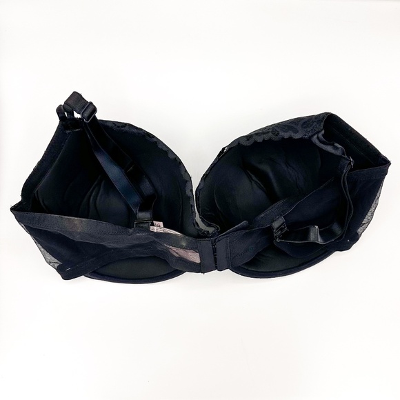 Victoria's Secret Black Sexy Tee Posey Lace Lined Demi Bra - Picture 3 of 6